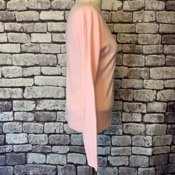 Croft & Barrow Pink V-Neck Sweater Size M - Picture 6 of 9
